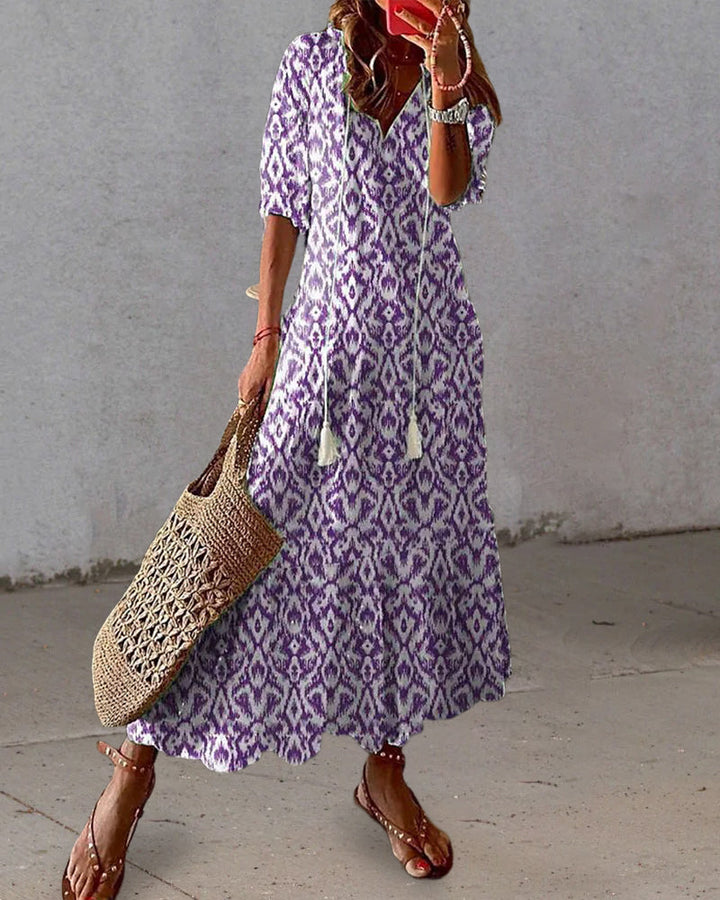 SYLENARA – ROMANTIC FLOW MAXI DRESS