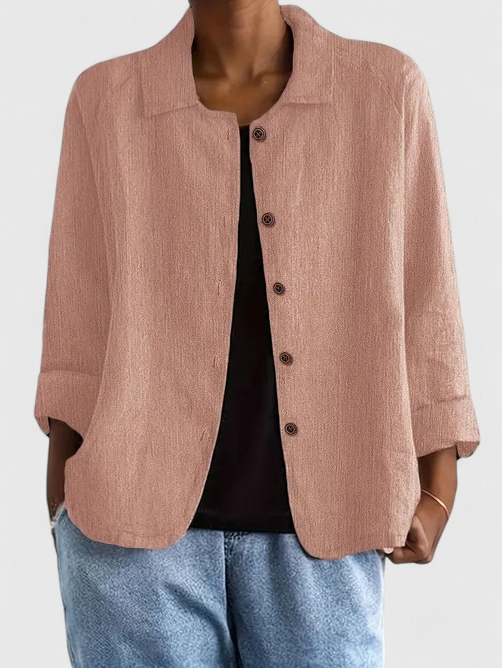EDEN – RELAXED BUTTON-UP BLOUSE