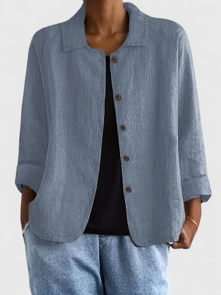 EDEN – RELAXED BUTTON-UP BLOUSE