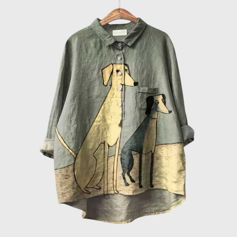JASMINE – PLAYFUL BUTTON-UP SHIRT