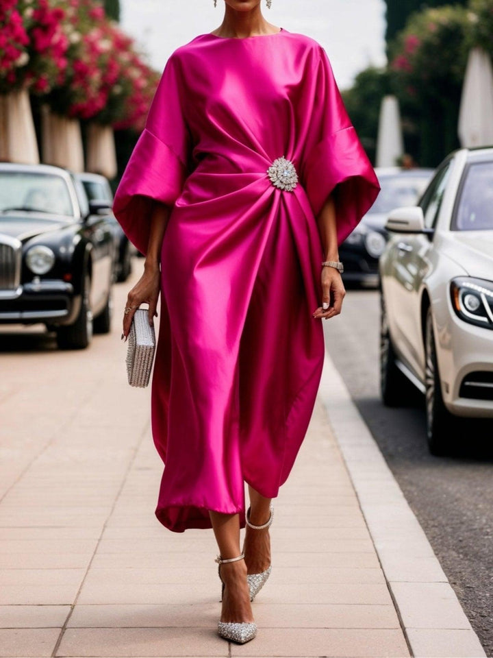 TIFFANY – ELEGANT DRAPE EVENING DRESS