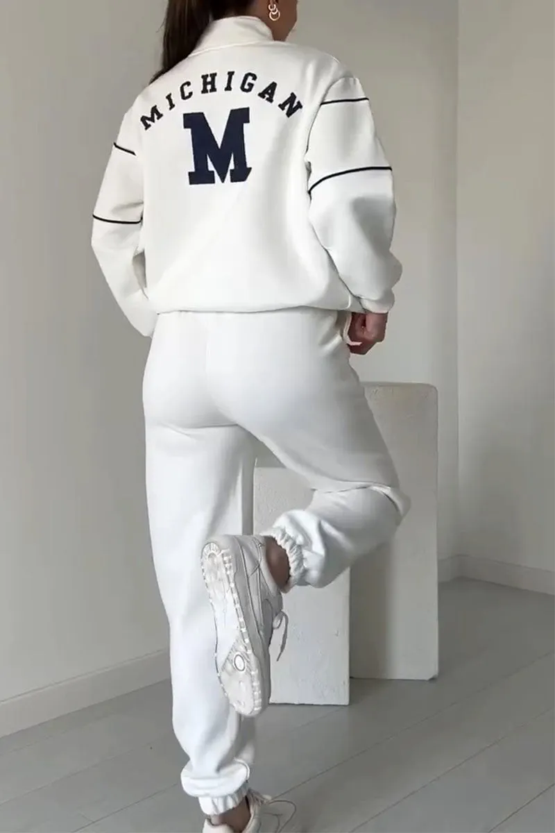 LANA – SPORTY STRIPE JOGGER SET