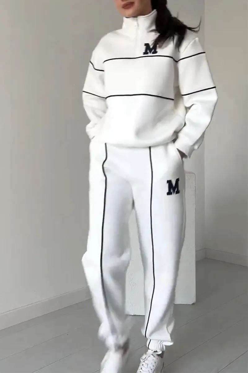LANA – SPORTY STRIPE JOGGER SET