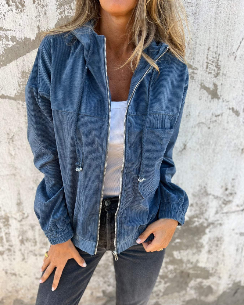MARIANNE – CASUAL ZIP-UP HOODED JACKET