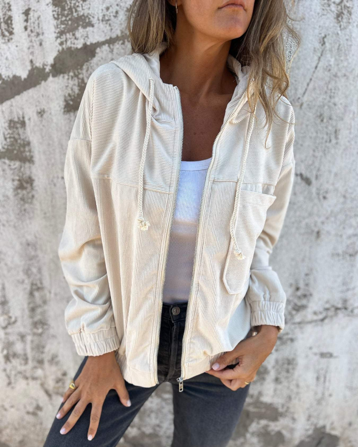 MARIANNE – CASUAL ZIP-UP HOODED JACKET