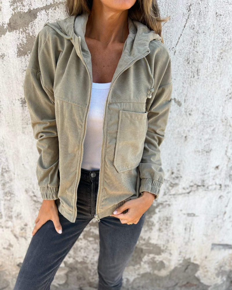 MARIANNE – CASUAL ZIP-UP HOODED JACKET