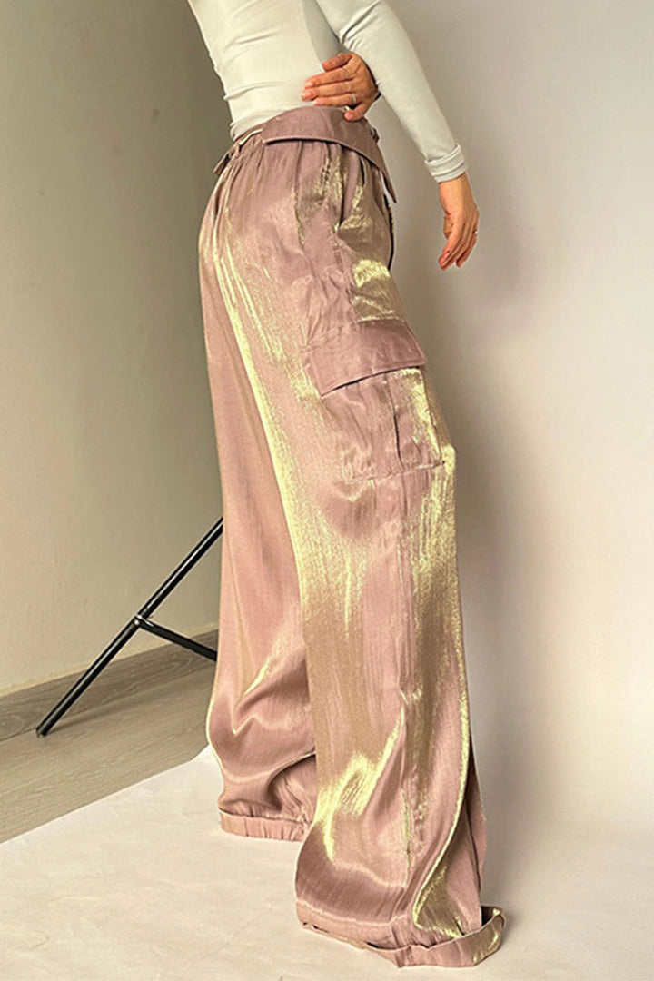 ORINTHIA – GRADIENT MID-WAIST STRAIGHT BOTTOMS