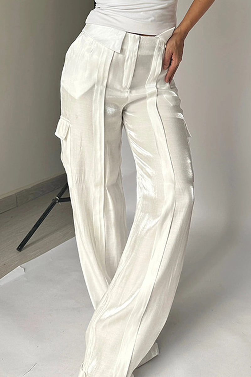 ORINTHIA – GRADIENT MID-WAIST STRAIGHT BOTTOMS