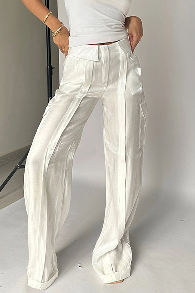 ORINTHIA – GRADIENT MID-WAIST STRAIGHT BOTTOMS