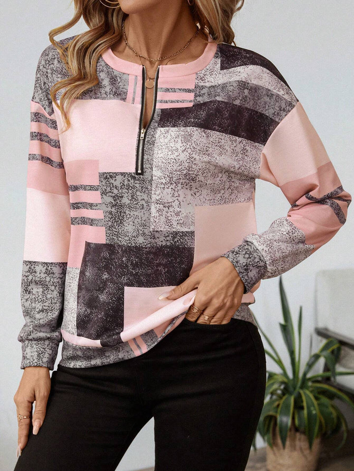 BELLE – MODERN ZIP FRONT BLOUSE