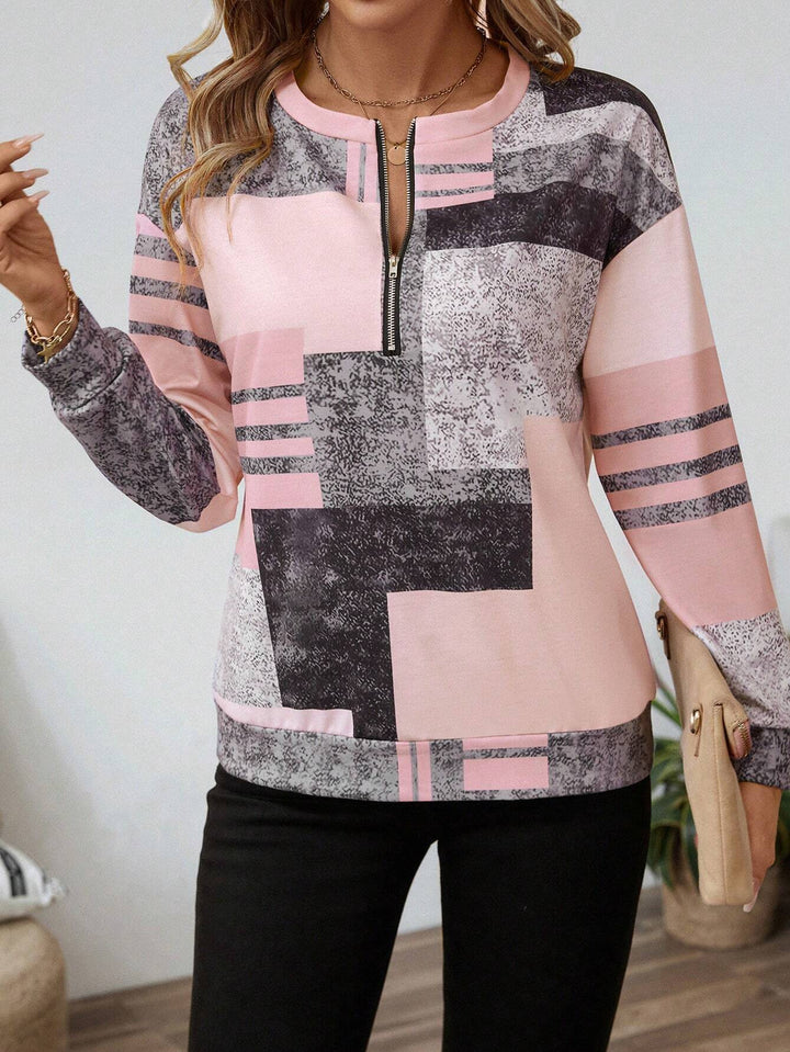 BELLE – MODERN ZIP FRONT BLOUSE
