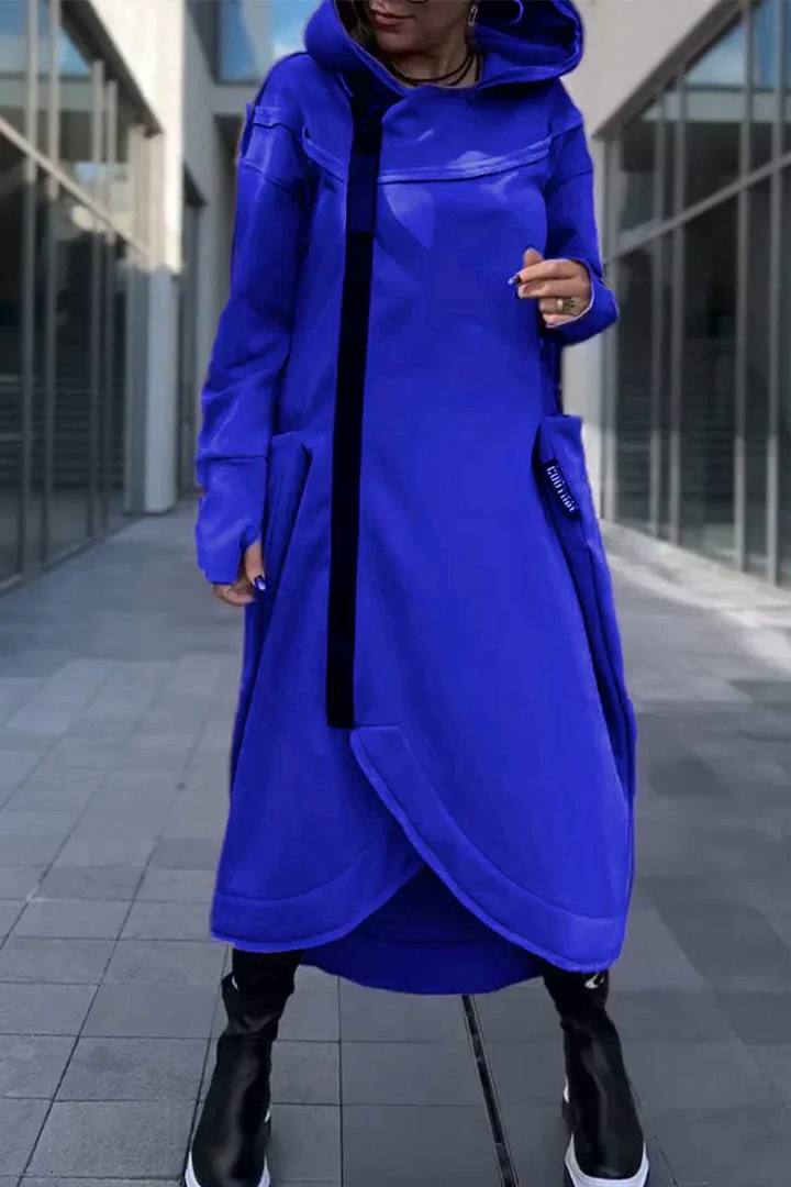 DESTINY – LONG HOODED CASUAL DRESS