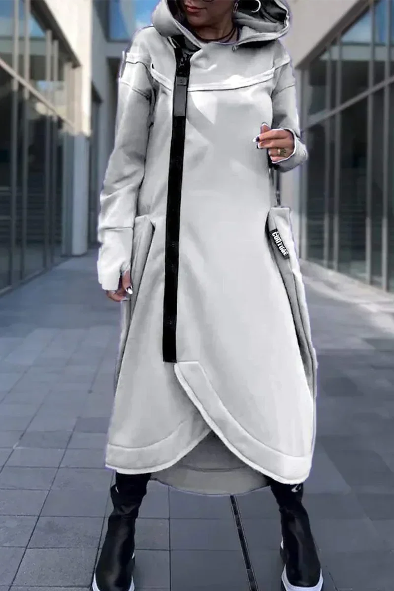 DESTINY – LONG HOODED CASUAL DRESS
