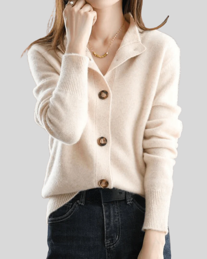 MARIAH – CLASSIC BUTTON-UP CARDIGAN