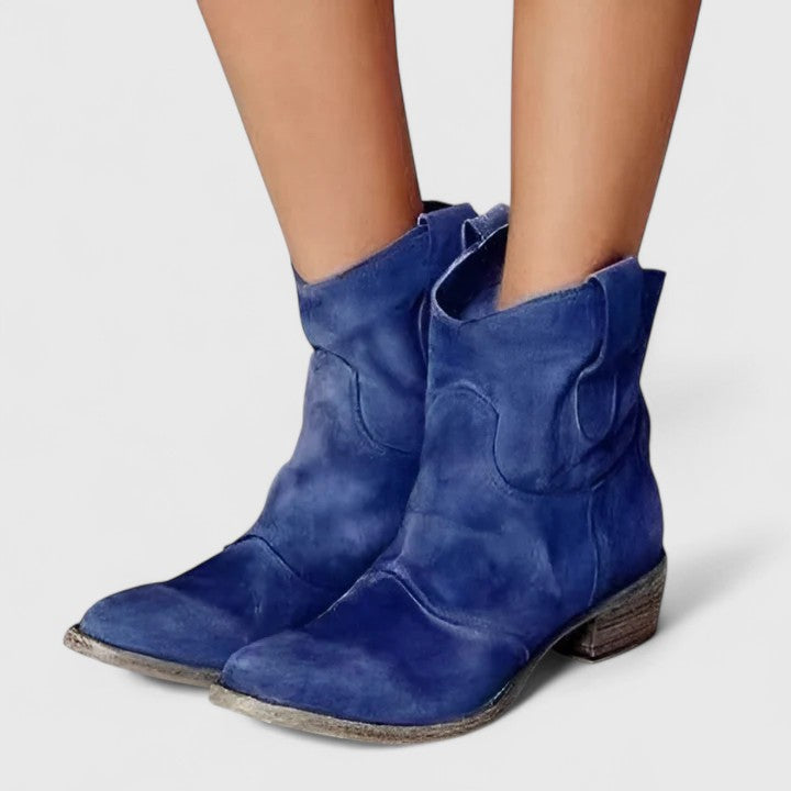 AUTUMN – VINTAGE WESTERN ANKLE BOOTIES