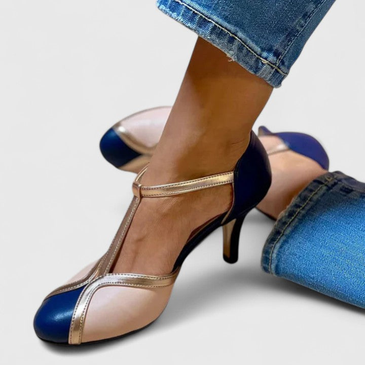 SERENA – ELEGANT T-STRAP HEELS