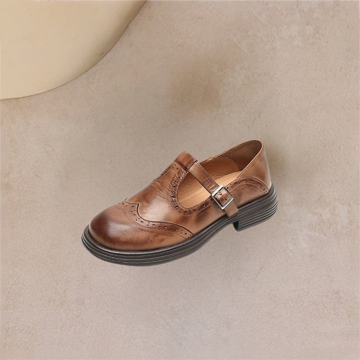 CAMILLE – VINTAGE T-STRAP SHOES