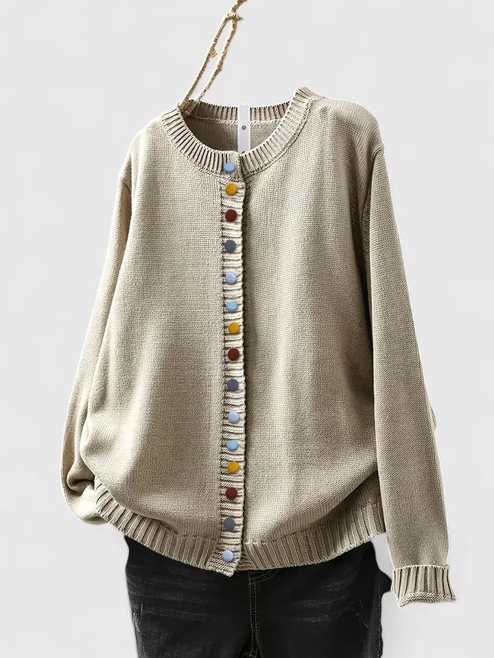JADA – PLAYFUL BUTTON KNIT CARDIGAN