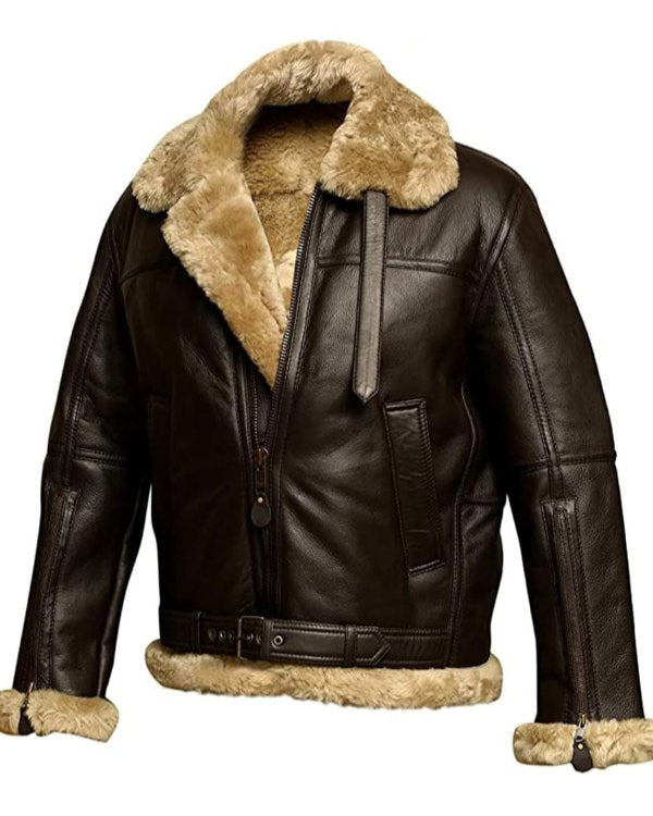 MAVERICK – CLASSIC AVIATOR SHEARLING JACKET