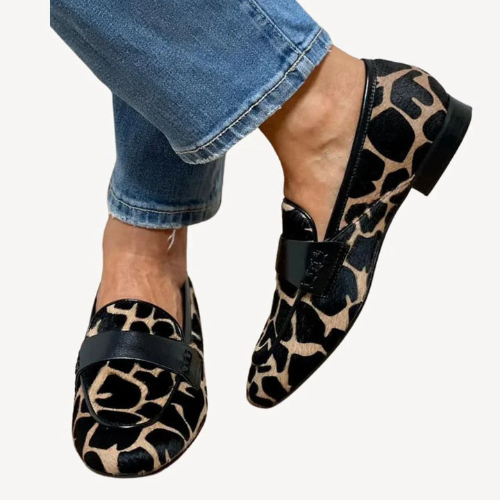 CAMILLE – WILD PRINT LOAFERS