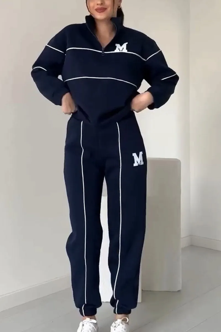 LANA – SPORTY STRIPE JOGGER SET