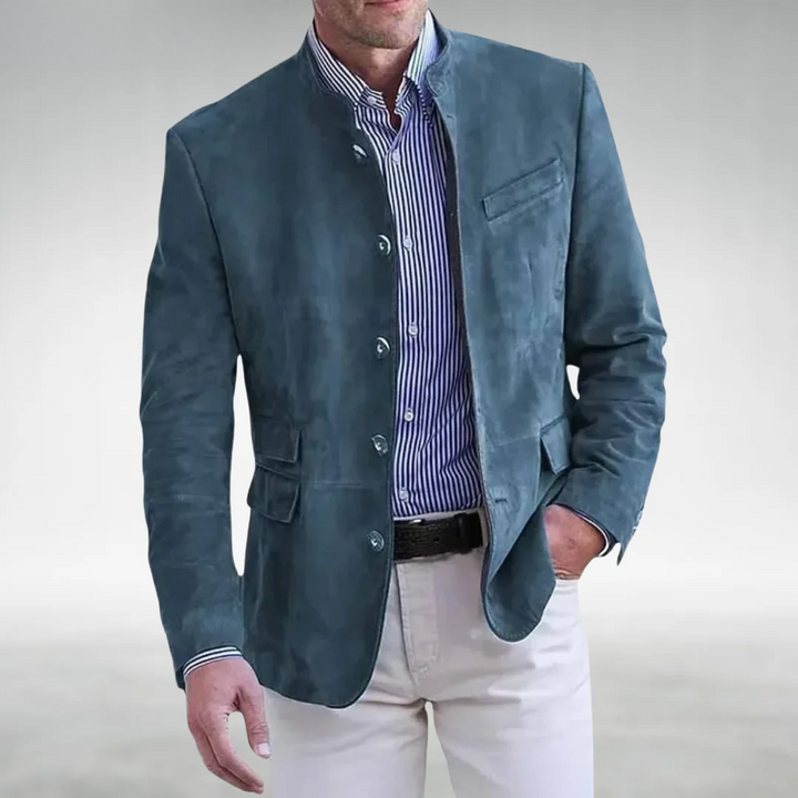 ETHAN – CLASSIC MANDARIN COLLAR JACKET