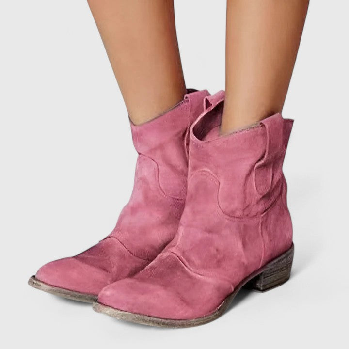 AUTUMN – VINTAGE WESTERN ANKLE BOOTIES
