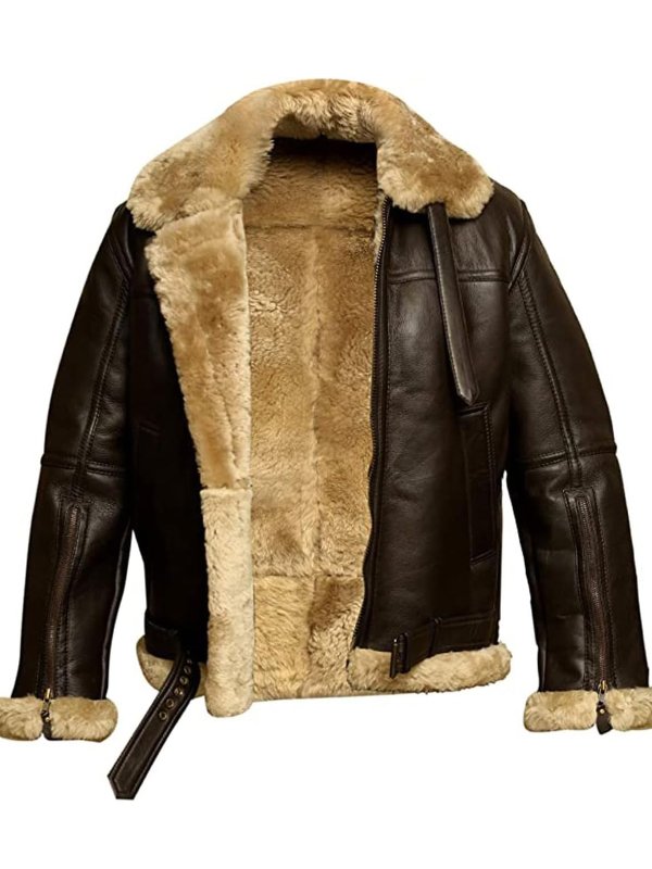 MAVERICK – CLASSIC AVIATOR SHEARLING JACKET