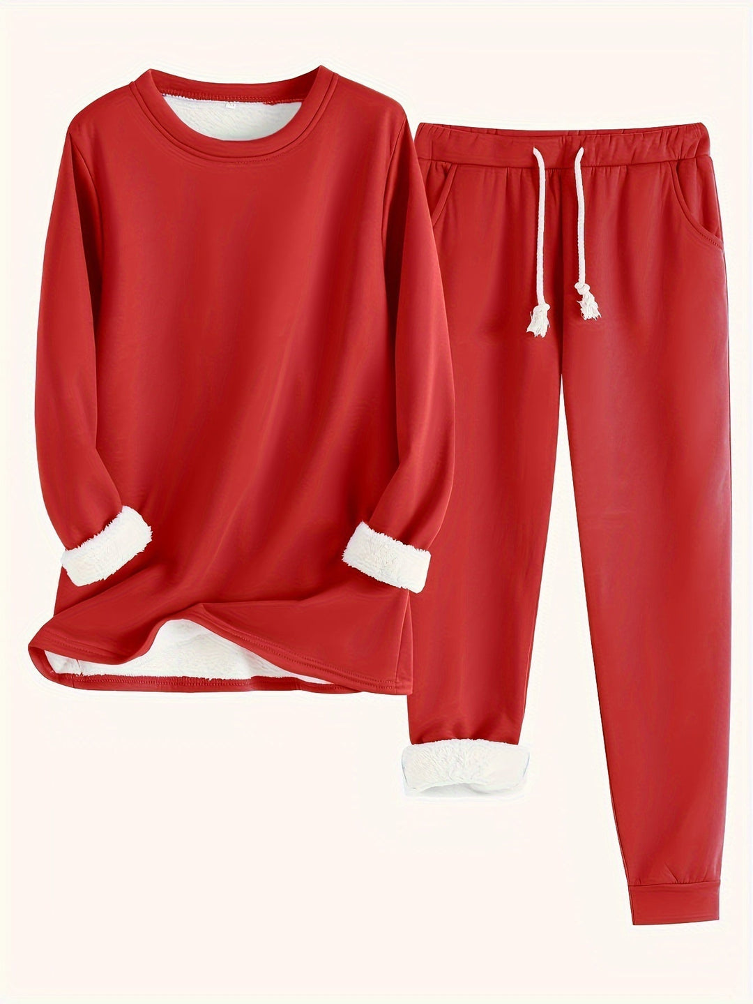 SOPHIA – COZY FLEECE-LINED LOUNGE SET