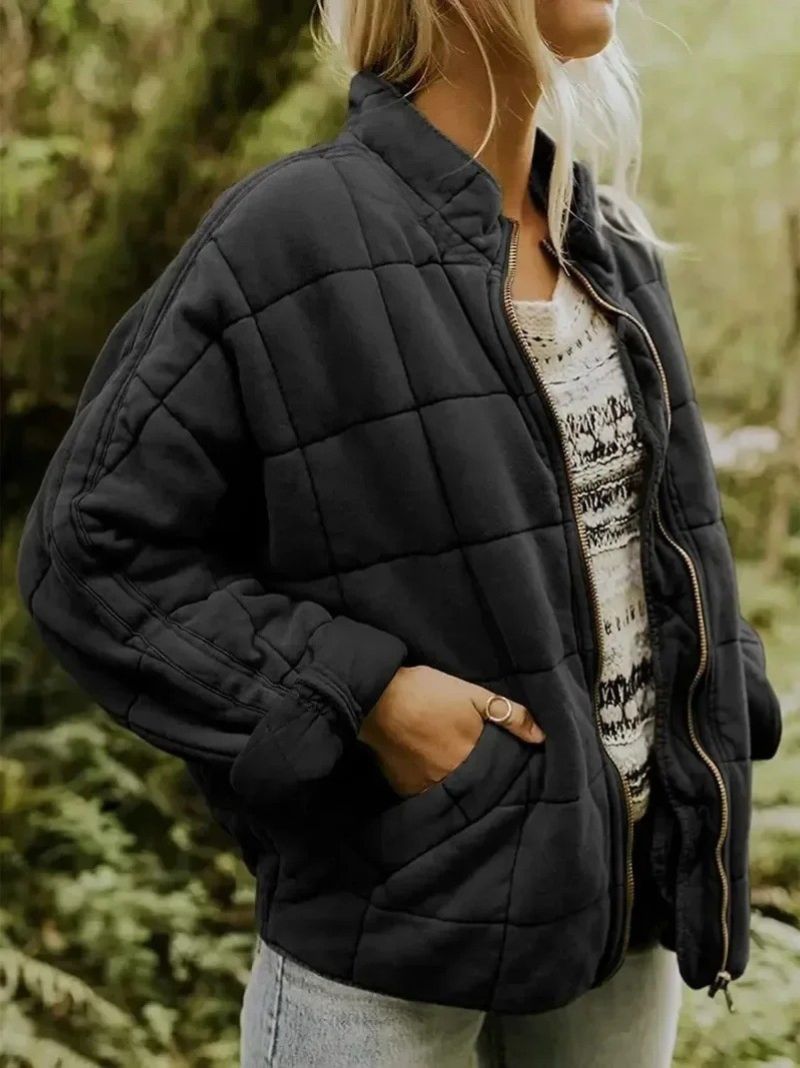 COURTNEY – COZY QUILTED ZIP JACKET