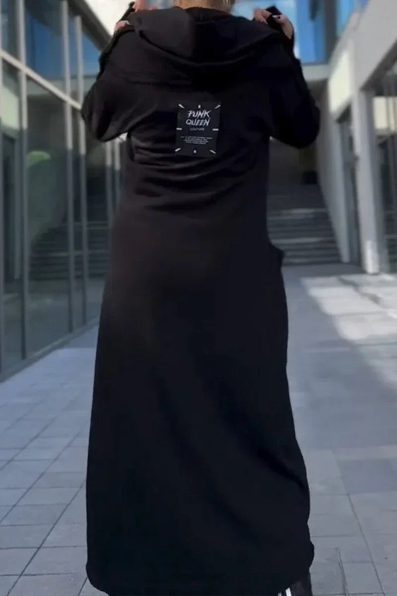 DESTINY – LONG HOODED CASUAL DRESS