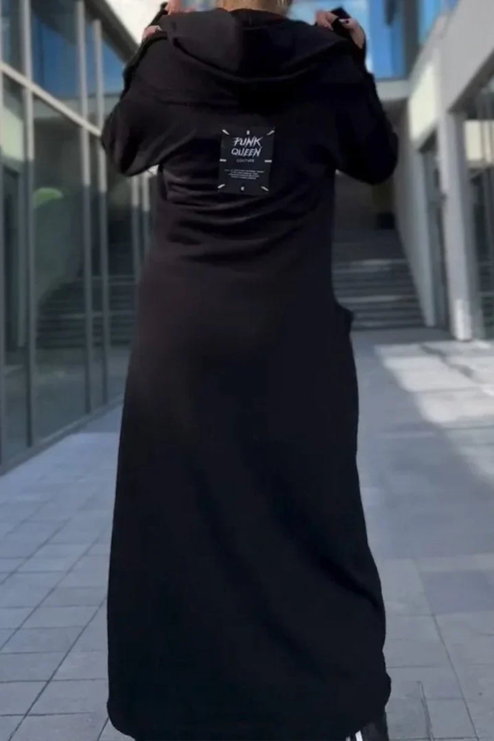 DESTINY – LONG HOODED CASUAL DRESS