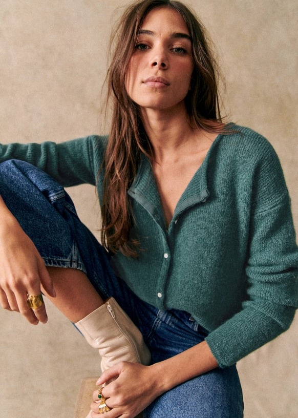 LISA – COZY BUTTON-DOWN CARDIGAN