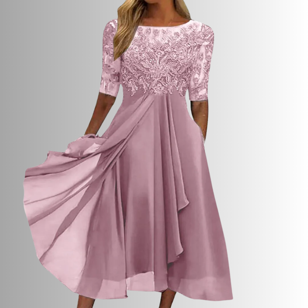 ISABELLE – EMBROIDERED GODDESS DRESS