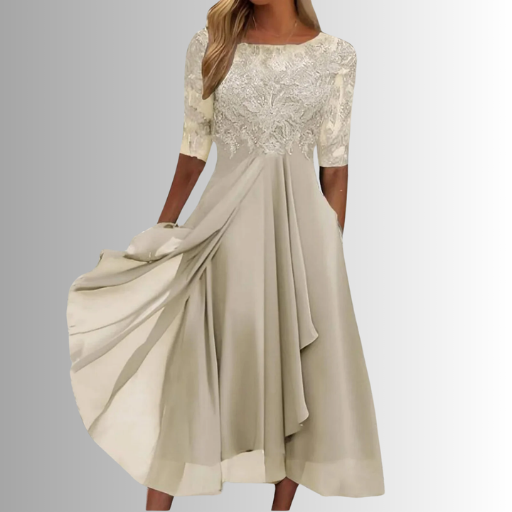 ISABELLE – EMBROIDERED GODDESS DRESS
