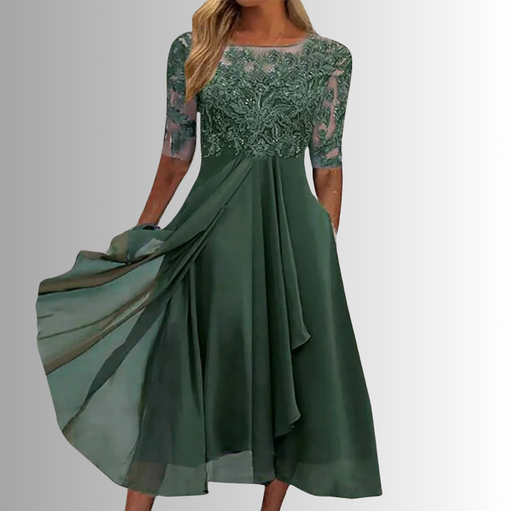 ISABELLE – EMBROIDERED GODDESS DRESS