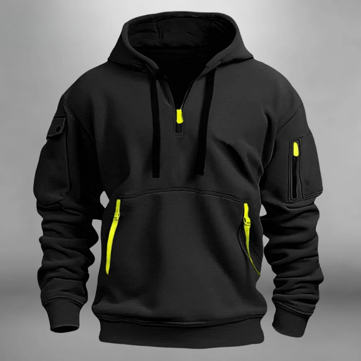 JOHN – CASUAL ZIP HOODED SWEATSHIRT