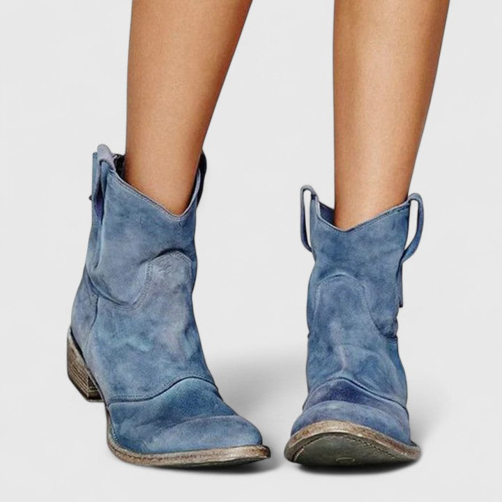 AUTUMN – VINTAGE WESTERN ANKLE BOOTIES
