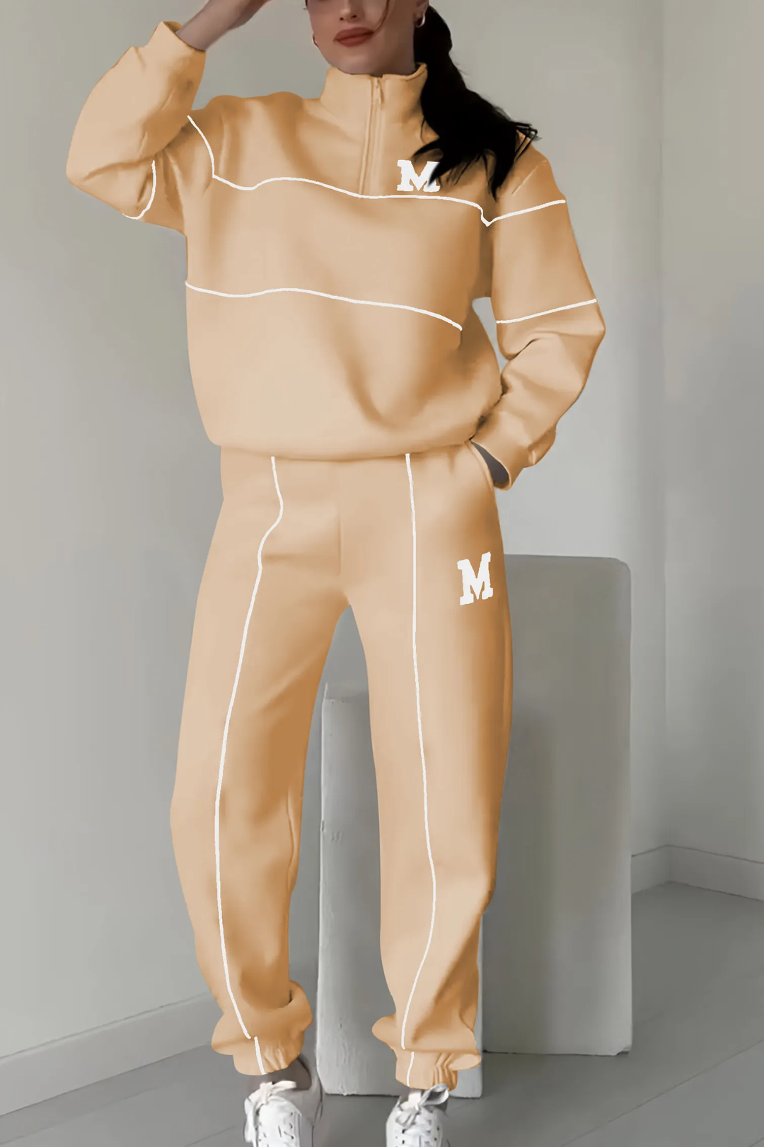 LANA – SPORTY STRIPE JOGGER SET