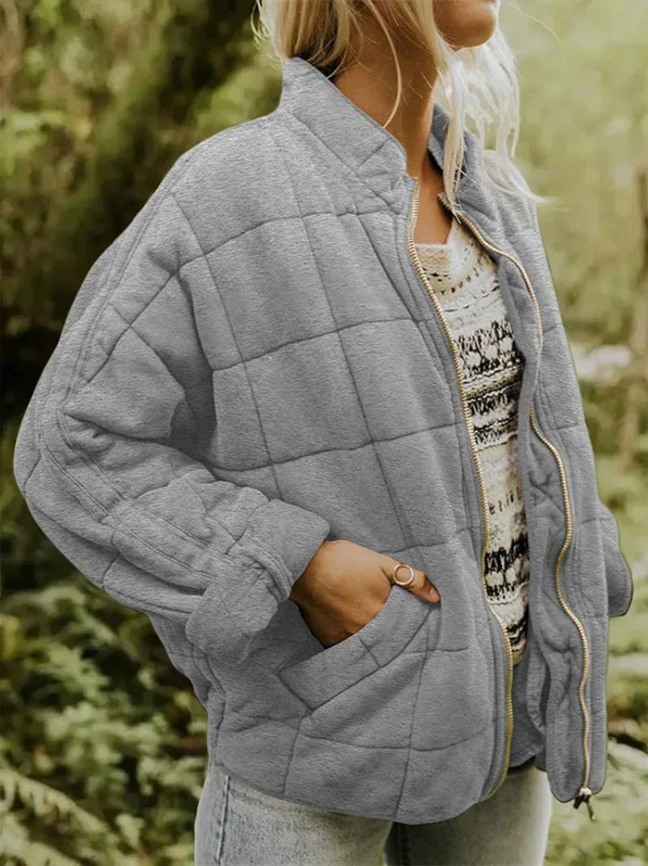 COURTNEY – COZY QUILTED ZIP JACKET