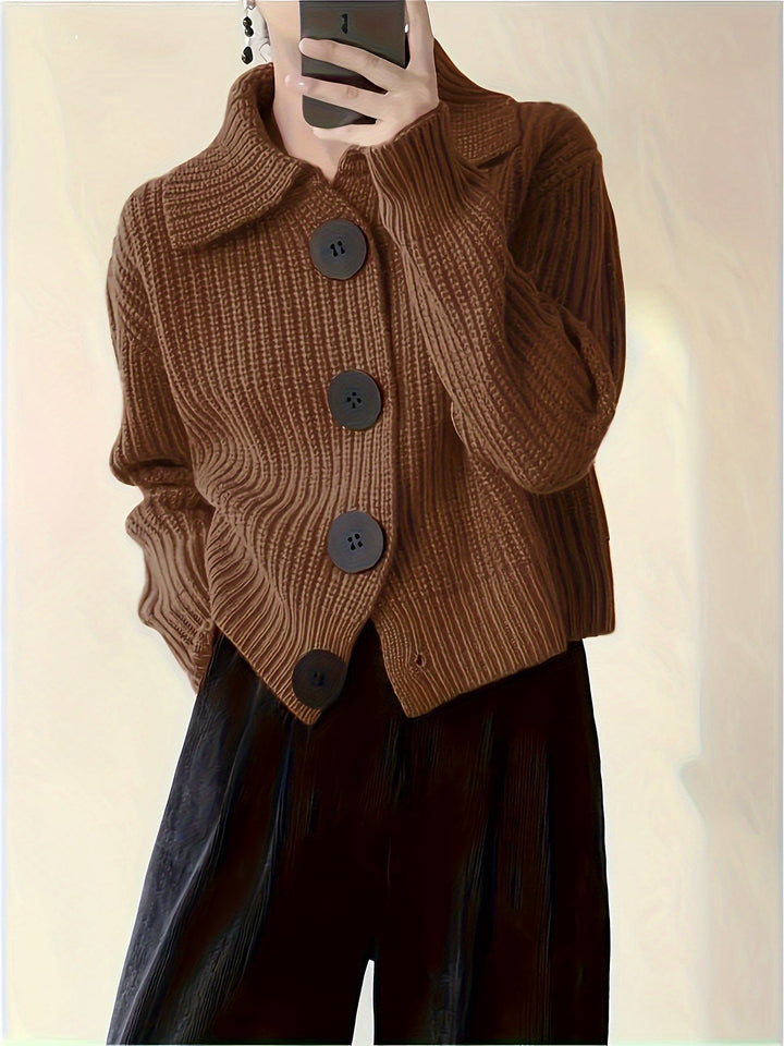 MOLLY – BOLD CHARM BUTTON CARDIGAN