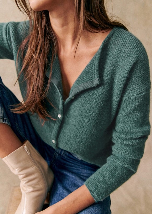 LISA – COZY BUTTON-DOWN CARDIGAN