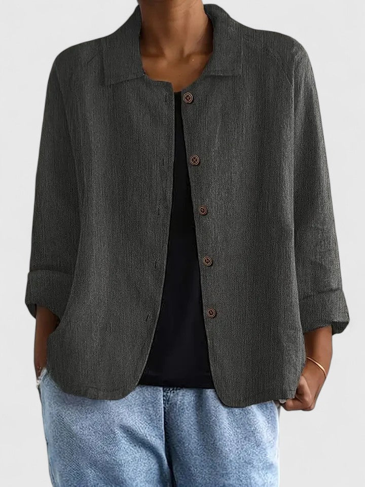 EDEN – RELAXED BUTTON-UP BLOUSE