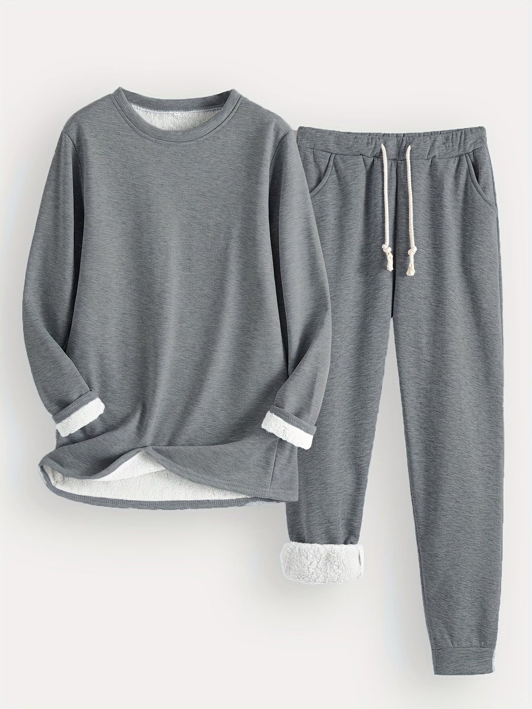 SOPHIA – COZY FLEECE-LINED LOUNGE SET