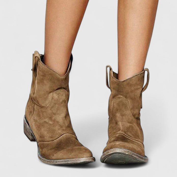 AUTUMN – VINTAGE WESTERN ANKLE BOOTIES