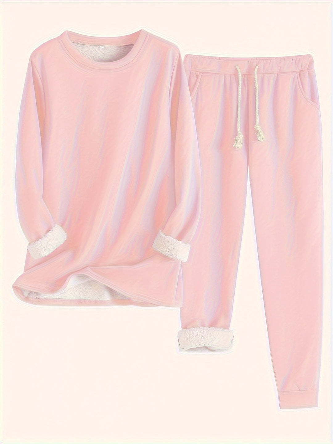 SOPHIA – COZY FLEECE-LINED LOUNGE SET