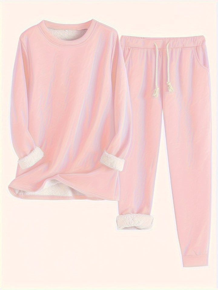 SOPHIA – COZY FLEECE-LINED LOUNGE SET