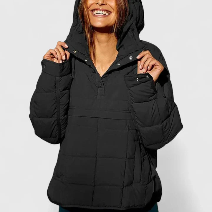 BRIANNA – COZY QUILTED PULLOVER JACKET