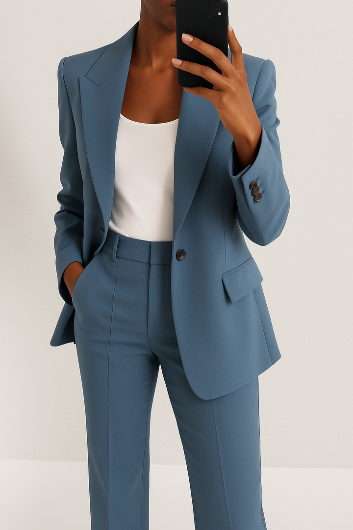 JANE – POWER BLAZER AND TROUSER SET