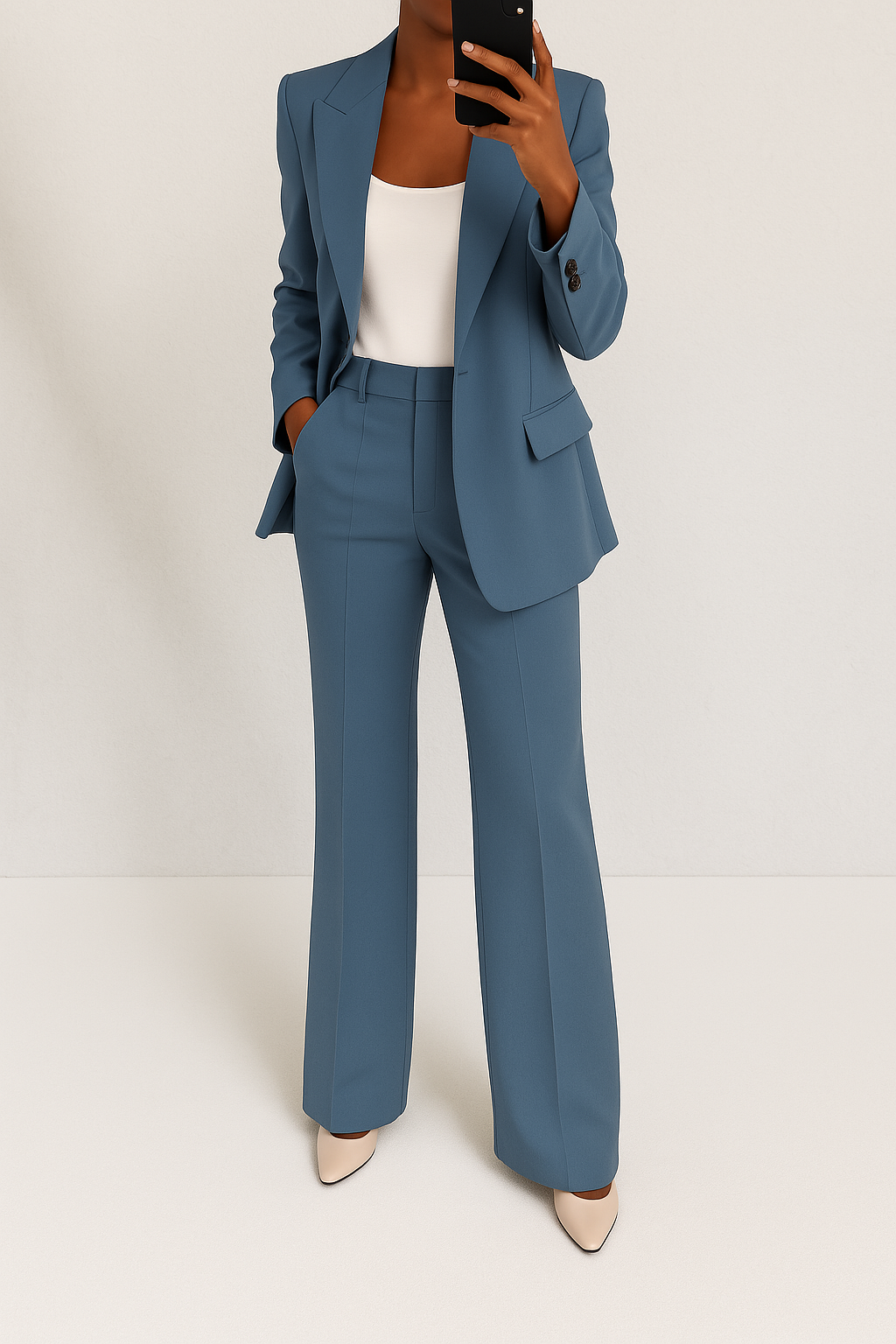 JANE – POWER BLAZER AND TROUSER SET